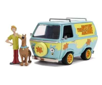 Furgone Scooby Doo Con 2 Figure, Jada Toys 1/24 - Immagine 1 di 4