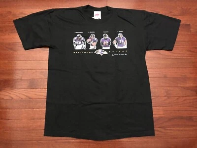 NUEVA CAMISETA 2000 BALTIMORE RAVENS PARA HOMBRE XL NEGRA JOY NFL SHANNON SHARPE NUEVA CON ETIQUETAS e Foto 1 de 4