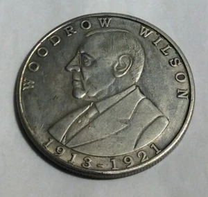 1-1/2" Collectible PRESIDENT "WOODROW WILSON" TOKEN 1913-1921 United States Coin - Picture 1 of 5