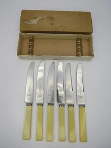 6 Marples & Co Sheffield Made in England Firth Stainless Steel Knives Boxed Set - Bild 1 von 10