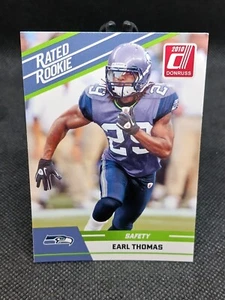 Donruss Rated Rookie 2010 - Earl Thomas RC #34 Seattle Seahawks - Imagen 1 de 2