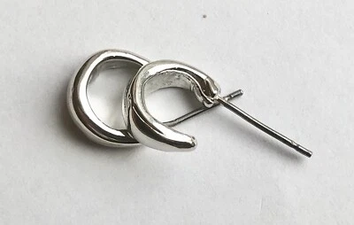 Ohrringe Halbcreolen, glänzend - Bild 1 von 2