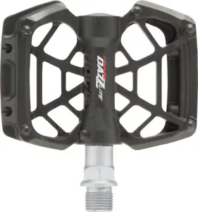 Tioga DAZZ Lite Pedals - Platform, Plastic, 9/16", Black - Picture 1 of 2