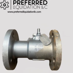 2 inch 1 piece Flanged Ball Valve, CF8M - Picture 1 of 4