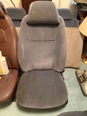 Asiento del conductor delantero izquierdo Saab 900 1991-93 clásico hatchback tela topo Foto 1 de 2