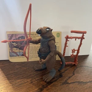 TMNT (Playmates, 1988) Vintage SPLINTER Near Complete W/ WEAPONS RACK file card - Picture 1 of 10