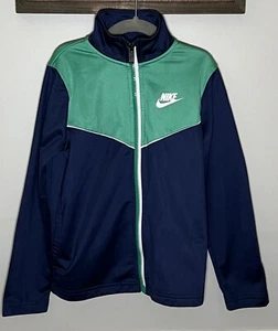 NIKE Kids Size 6 - 7 Retro Full Zip Track Jacket Mock Neck Lightweight Eugene - Picture 1 of 11