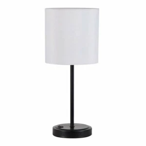 Small Table Lamp Bedside Desk Lamp Nightstand Lamp Bedroom Room USB Charging - Picture 1 of 7