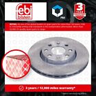 2x Brake Discs Pair Vented fits FIAT PUNTO EVO Front 1.2 1.4 1.3D 08 to 12 257mm