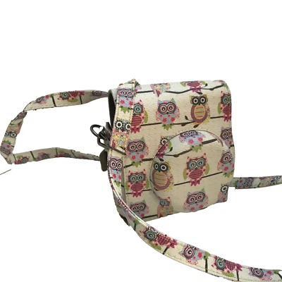 Funda de cuero para cámara con búho Fuji Instax Mini 8 Mini 8S Foto 1 de 4