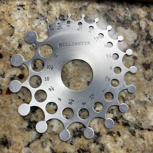 VINTAGE NEW OLD STOCK UNBRANDED STONE DIAMOND GAUGE WATCHMAKER - Picture 1 of 2