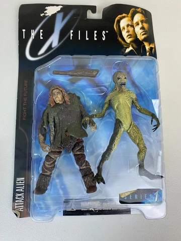 Attack Alien 2 Pack X Files Series 1 Action Figure McFarlane Fight The Future Cover
