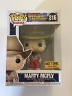 Funko Pop! Movies: Back To The Future Marty Mcfly #816 Hot Topic Exclusive Nib