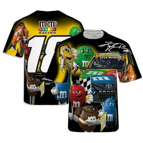 Kyle Busch Nascar 2022 Youth Sublimated Uniform Shirt, X-Small Cover