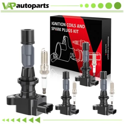 4 bobinas de encendido y bujía para Mazda 3 2006-2009 2,3 L L4 Foto 1 de 4