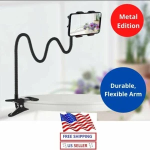 METAL-ENHANCED CellPhone Holder Lazy Bed Desktop Bracket Mount Stand Desk Tables - Picture 1 of 23