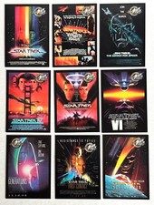 2000 Star Trek Cinema: Movie Posters Complete Card Set P1-P9 from SkyBox