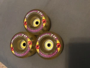 KRYPTONICS ROUTE 70 skateboard roller skate outdoor Clear 3 pack.. - Picture 1 of 4