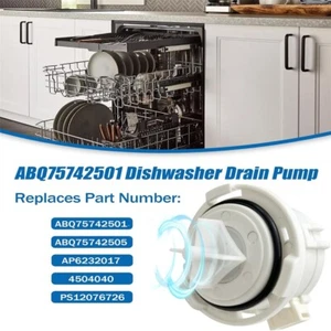 ABQ75742501 Dishwasher Drain Pump Fit for LG Drain Pump LDP6809BM LDF5545SS - Picture 1 of 10