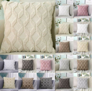 16" 18" 20" 24" Plush Soft Geometric Cushion Cover Throw Pillow Cases Home Decor
