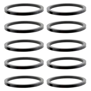 ORIGIN8 BIKE BICYCLE HEADSET SPACER ALLOY 2mm x 1in BK BAG of 10 - Picture 1 of 1