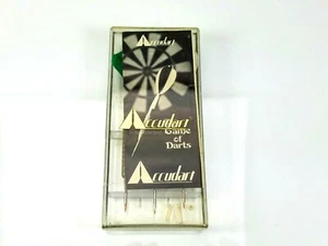 Accudart Darts VINTAGE 1976 Set of 3 Darts (feather tips) - Picture 1 of 4