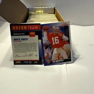 1991 Score NFL Football Set completo 1-345 Serie 1 quasi nuovo condizioni SPEDIZIONE LIBERA - Foto 1 di 3