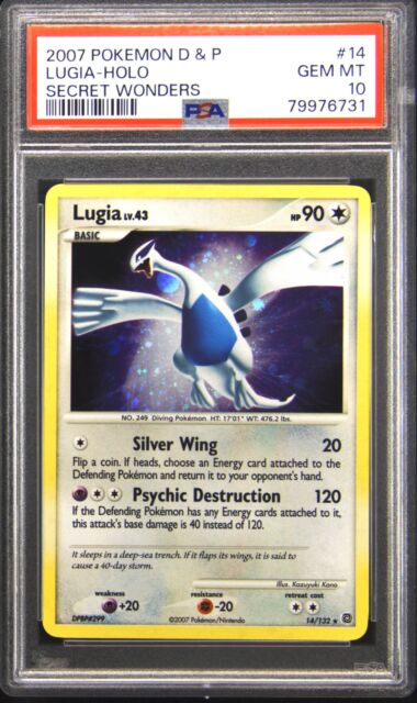 2007 POKEMON DIAMOND & PEARL- 52- PRE RELEASE LUXIO- PSA 7 CARD – Pokefeens