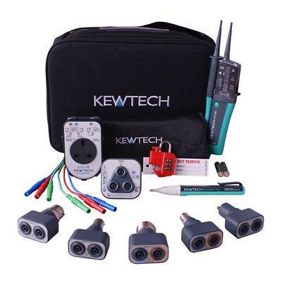 Kewtech KT1780 KIT33, Lightmate, PAT Adaptor, R2 Socket Tester And Test Lead Set • 175£