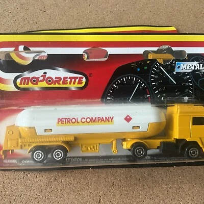 Vintage Collectible Majorette Volvo Shell Oil Tanker Semi Trailer  1/60 - Image 1 of 4