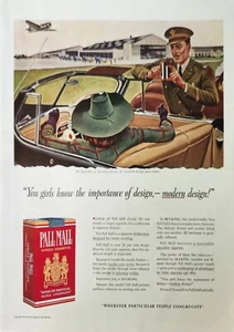 1941 Pall Mall cigarrillos vintage anuncio ustedes niñas saben la importancia del diseño - Imagen 1 de 1