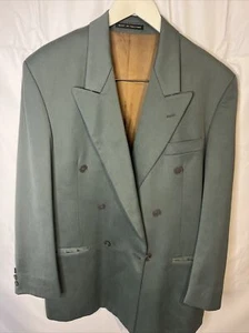 Roberto Sassi Made In England Mens Green Blazer 38R - Picture 1 of 1
