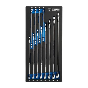 Capri Tools WaveDrive Pro Llave Combinada, Pernos Regulares/Redondeados, Juego Métrico - Imagen 1 de 5