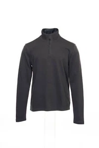 Alfani Red Brown Half Zip Sweatshirt 1/2 M $59 - Picture 1 of 5