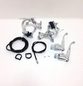 ROAD BICYCLE BIKE FRONT & REAR SIDE PULL BRAKE SET 12380 NEW - Picture 1 of 1