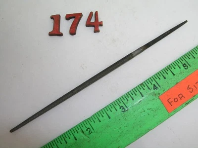4" Round Taper File Second Atkins USA - Image 1 of 2