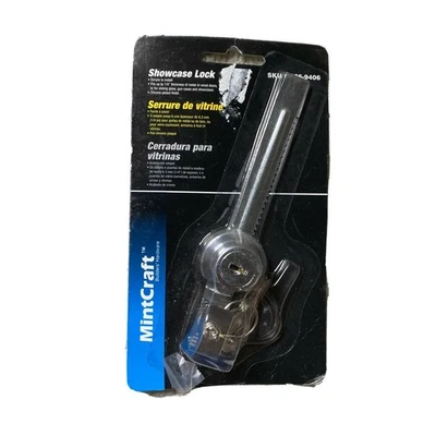 PROSOURCE 6298343-3L SLIDING GLASS Showcase Lock 1/4-Inch Chrome Finish 8869406 - Image 1 of 2