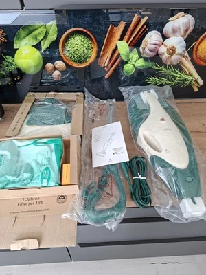 NEU  ORIGINAL Vorwerk Kobold VK135 VK 135 + EB 351 Bürste + Filterset  BJ 2007 - Bild 1 von 4