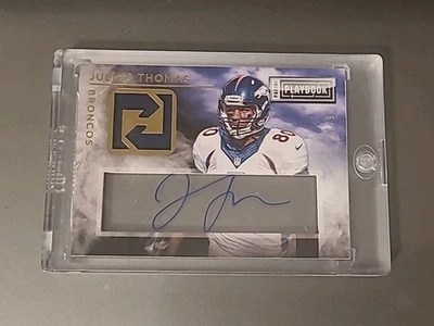 2014 Panini Playbook Gold #43 Julius Thomas Jersey Auto /25  Denver Broncos  - Image 1 of 2