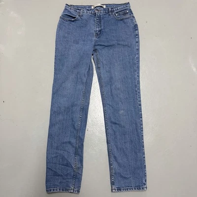 Jeans Harley-Davidson masculino 32x32 perna reta azul vintage 12L - Imagem 1 de 4