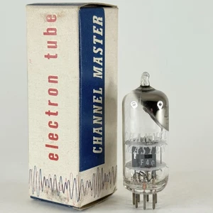 (1) Geprüfte Channel Master 2CY5 Röhre mit Box Code F40 Sharp Cutoff Tetrode Tube - Bild 1 von 6