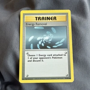 Pokemon TCG Energy Removal Base Set 92/102 Regular LP. - Picture 1 of 6
