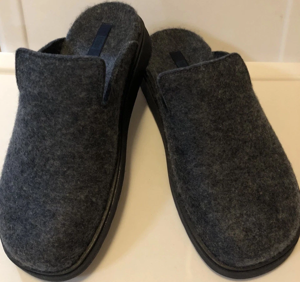 Zapatillas Fitflop de fieltro para hombre mulas/zuecos cómodos azul marino medianoche talla 9 nuevas sin caja Foto 1 de 4