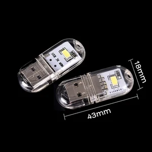 Mini Portable LED Bright USB Night Light Lamp Gadgets for PC Laptop Reading_ _mo - Photo 1/9