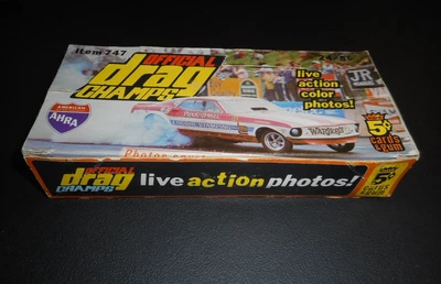 1971  AHRA OFFICIAL DRAG CHAMPS CARD PACK DISPLAY BOX FLEER - Image 1 of 4