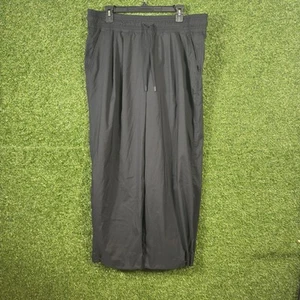 Athleta Pants Womens 16 Black Wide Leg Adjustable - Picture 1 of 9