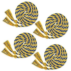 4 Pieces 2025 Graduation Honor Cords with Tassels Polyester Yarn Braided - Picture 1 of 8
