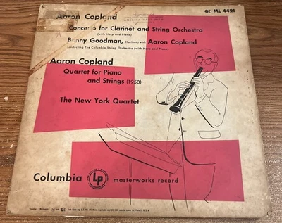 Benny Goodman With Aaron Copland Conducting The Columbia String Orchestra, NM - Image 1 of 4