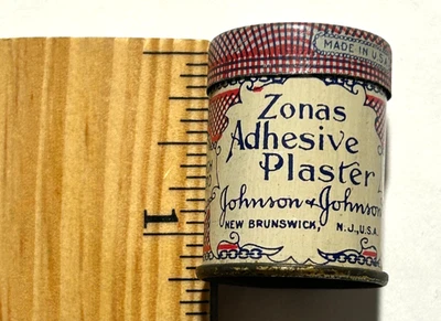 Zonas Adhesive Plaster Johnson & Johnson -  1 yd TIN - TIN ONLY- FREE SHIPPING - Image 1 of 3