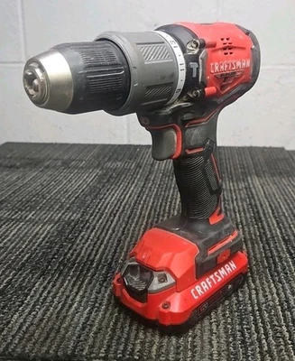 Craftsman Tools CMCD732 1/2"/13mm Destornillador de taladro/martillo inalámbrico + Batería de 1,3 Ah Foto 1 de 4